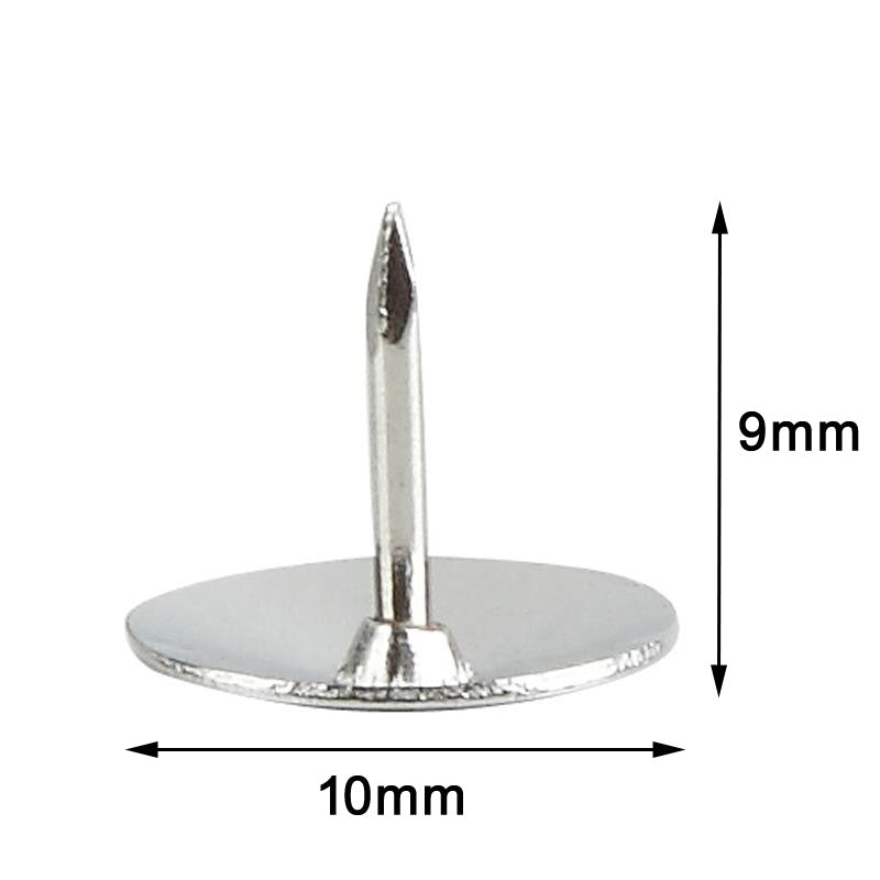 400-Piece Metal Push Pins in Gold and Silver