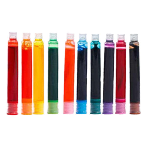 10pcs Colored Ink Cartridge Refills for Fountain Pens