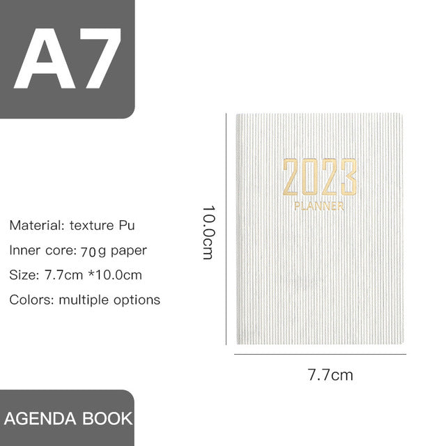 A7 Ultralight Portable English Calendar