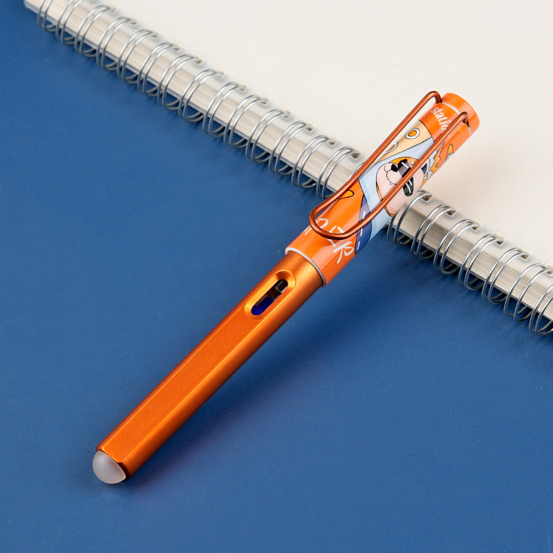 Colorful Cartoon Erasable Pens for Students' Practice